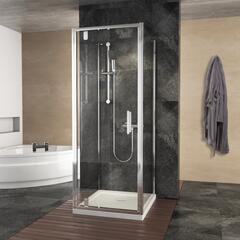 pivot chrome reduced height 1750 shower enclosure