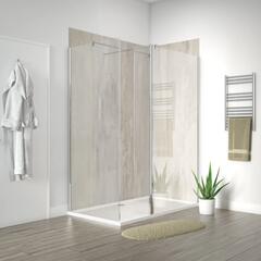 Radiant 1800 Hinged Walkin Corner Shower Enclosure