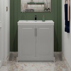 Bathroom 800 Vanity Unit with 2 doors 