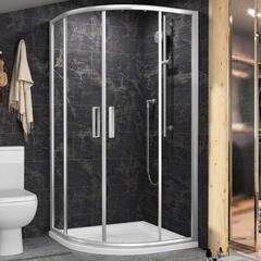 Radiant Deluxe Standard Curved Shower Cubicle 900