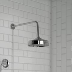 Carmel Traditional Chrome Shower Head Wall