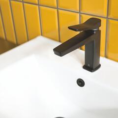 Matt Black Basin Mixer Tap