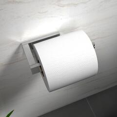 Slade Chrome Toilet Roll Wall Holder