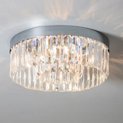 Decorative Flush Ceiling Light: 5 Bulb