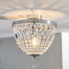 Decorative Flush Ceiling Light: 1 Bulb