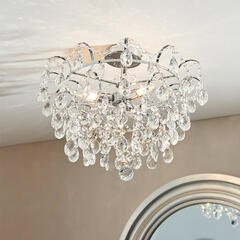 Decorative Flush Ceiling Light: 4 Bulb
