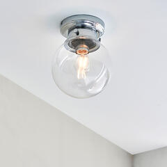 Decorative Flush Ceiling Light: 1 Bulb