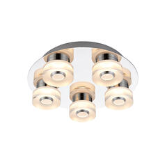 Decorative Flush Ceiling Light: 5 Bulb