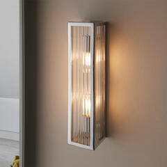 Glass Wall Light: 2 Bulb