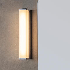 Plastic Wall Light: 1 Bulb