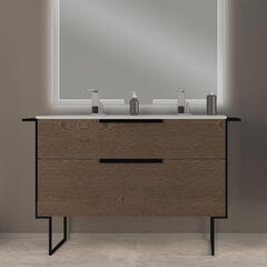 baden haus urban 1200 dark ash vanity unit