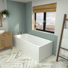 Malin Single-ended Bath with Optional Beauforte Reinforcement: 1700, 1800