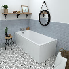 Rockall Single-ended Bath with Optional Beauforte Reinforcement: 1400, 1500