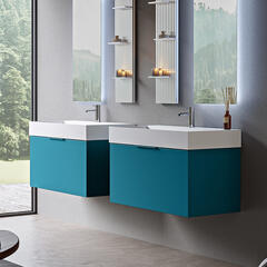 baden haus premium 900 petrol blue vanity unit