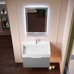 baden haus premium 700 grey cloud vanity unit plisse