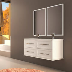 baden haus tiffany 1200 matt white vanity unit