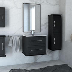 baden haus tiffany 600 graphite vanity unit