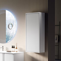 baden haus bellagio 1000 matt white wall cabinet