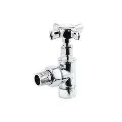 chrome crosshead radiator valve in chrome