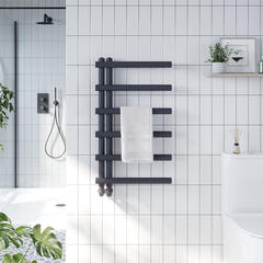 kadin carbon anthracite designer towel radiator