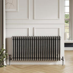 faye 3 column horizontal raw metal designer radiator