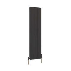 barkah black aluminium vertical radiator