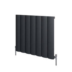 ahtar anthracite aluminium horizontal radiator