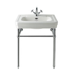 bayswater victrion 640 basin with Ornate washstand and optional towel rail