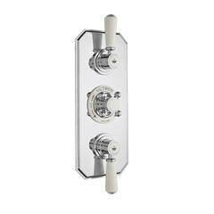 bayswater victrion chrome concealed shower valve two outlets