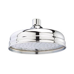 bayswater victrion chrome 8 inch shower head | ceiling or wall mounted