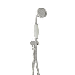 bayswater victrion brushed chrome wall mounted handshower set