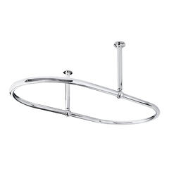 bayswater victrion chrome oval shower curtain ring