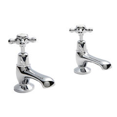 bayswater victrion chrome crosshead basin pillar taps