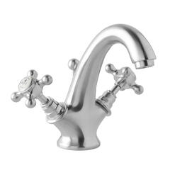 bayswater victrion brushed chrome crosshead mono basin mixer tap