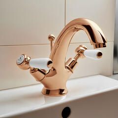 bayswater victrion copper lever mono basin mixer tap