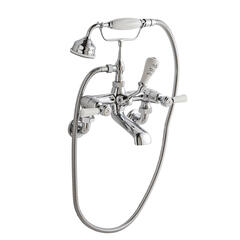 bayswater victrion chrome lever wall mounted bath shower mixer tap