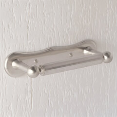 BC Designs victrion traditional brushed nickel toilet roll holder