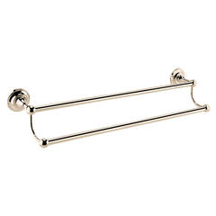 bayswater victrion nickel double towel rail