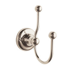 bayswater victrion nickel double robe hook