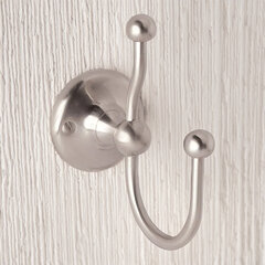 BC Designs victrion nickel double robe hook