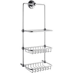 bayswater victrion chrome shower tidy
