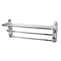 bayswater victrion chrome 3 tier towel rack