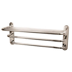 bayswater victrion nickel 3 tier towel rack