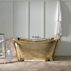 bc designs 1700 brass boat bath with inner brass & outer brass