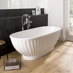 bc designs casini 1700 white freestanding bath