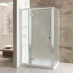 volente hinged shower enclosure 700mm frosted glass