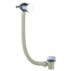 Round Bath Overflow Filler with Waste & Control Valve