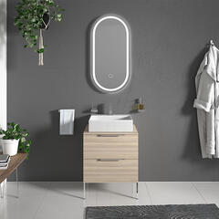 alani 600 oak vanity rectangular basin