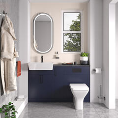 oliver black 1400 navy blue furniture suite