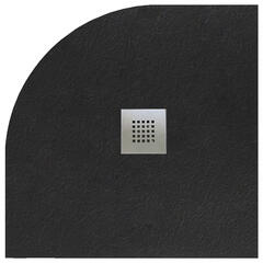 alan 900 x 900 quad black slate tray 26mm